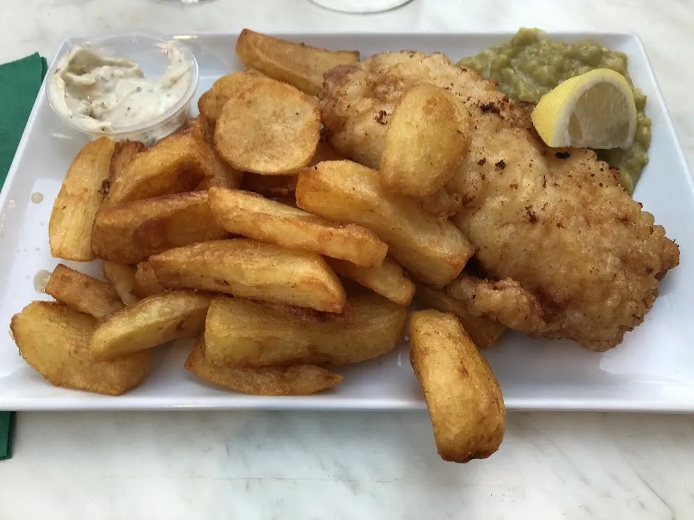 Fish and Chip with Mushy Peas